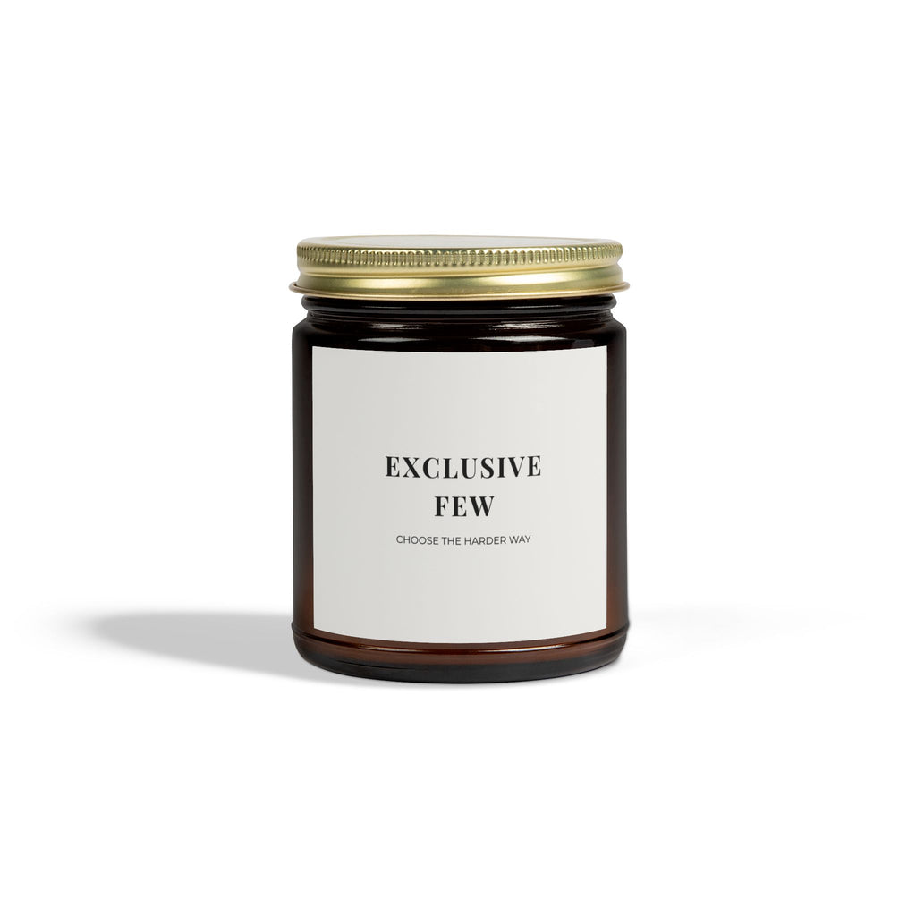 Exclusive Few™ Signature Candle - Coconut Apricot Wax | Amber Glass 9oz