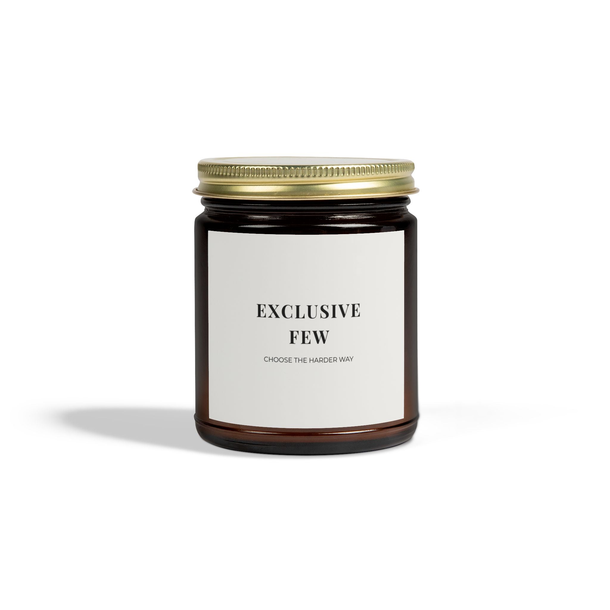 Exclusive Few™ Signature Candle - Coconut Apricot Wax | Amber Glass 9oz