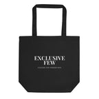 natural cotton eco tote bag with minimalist logo print