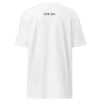 Signature Tee – White — back view